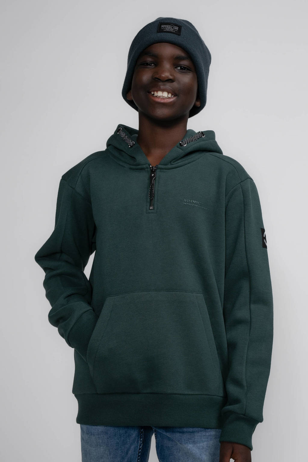 Petrol Industries hoodie groen