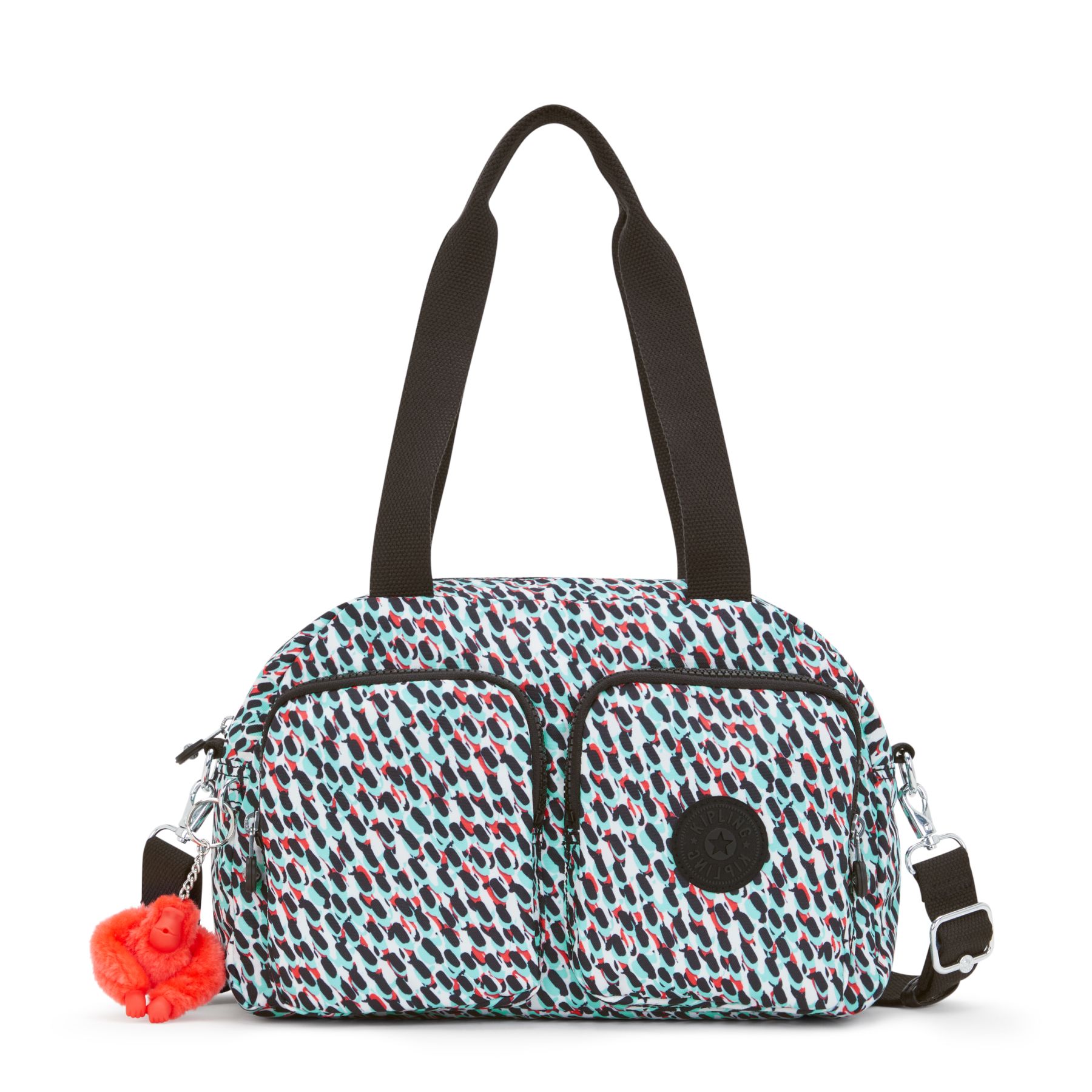 COOL DEFEA Sac Épaule Taille Moyenne avec Sangle Détachable - Abstract Print