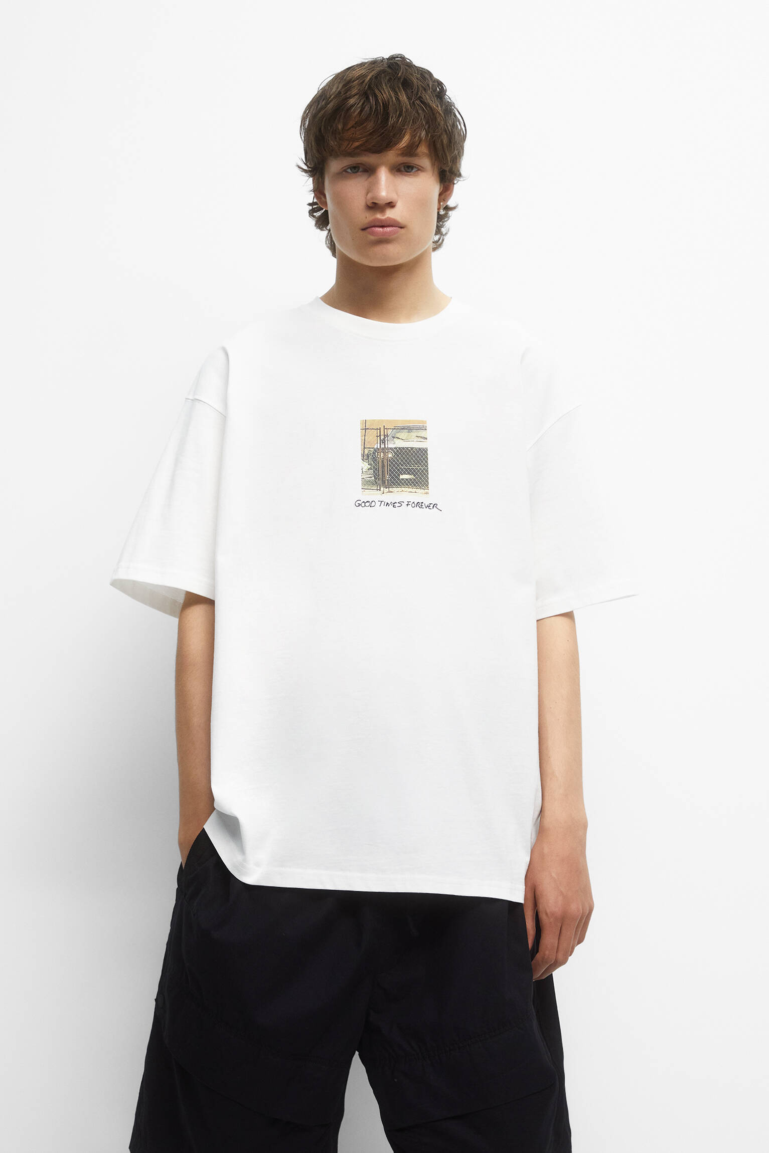CAMISETA BRANCA STATEN ISLAND - OFF WHITE