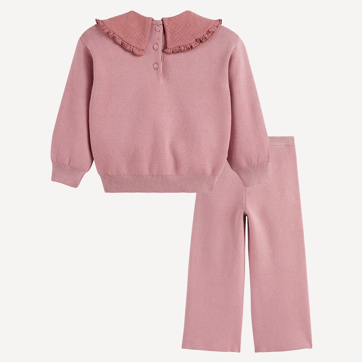 COLEÇÕES LA REDOUTE<br>Conjunto de malha de 2 peças, composto por suéter e calça