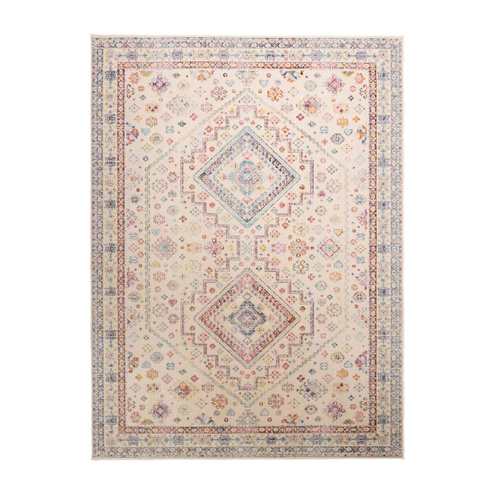 Bohemian vloerkleed - Joya Medaillon Multicolor