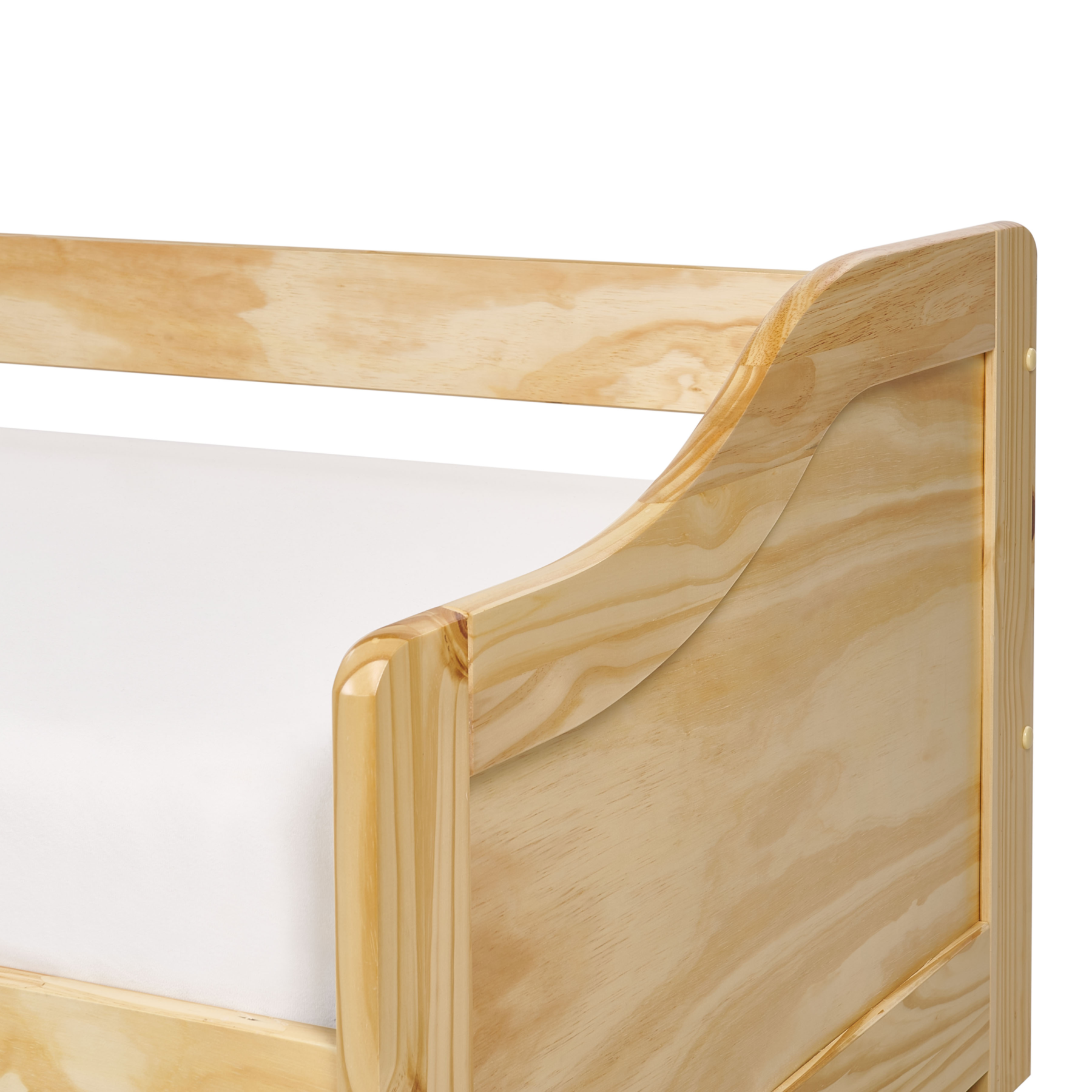 Beliani - LUNERAY - Onderschuifbed - Lichtbruin - 90 x 200 cm - Hout