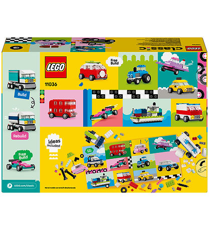 LEGO? Classic - Kreative K?ret?jer 11036 - 900 Dele
