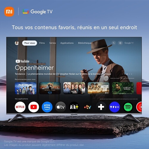 TV LED Xiaomi QLED A Pro 50 125 cm 4K UHD 2026 Gris anthracite