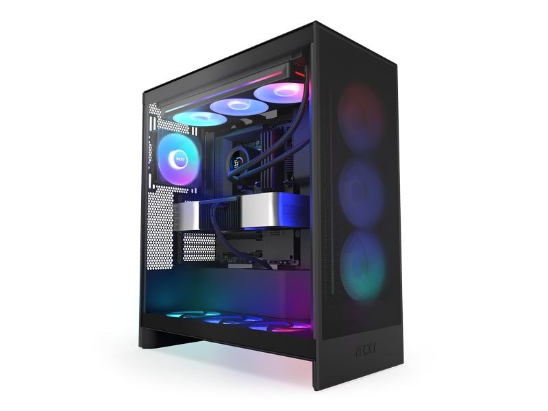 NZXT Wasserkühlung Kraken Plus 360 RGB Schwarz 360-mm-RGB-Wasserkühlung mit Beleuchtung