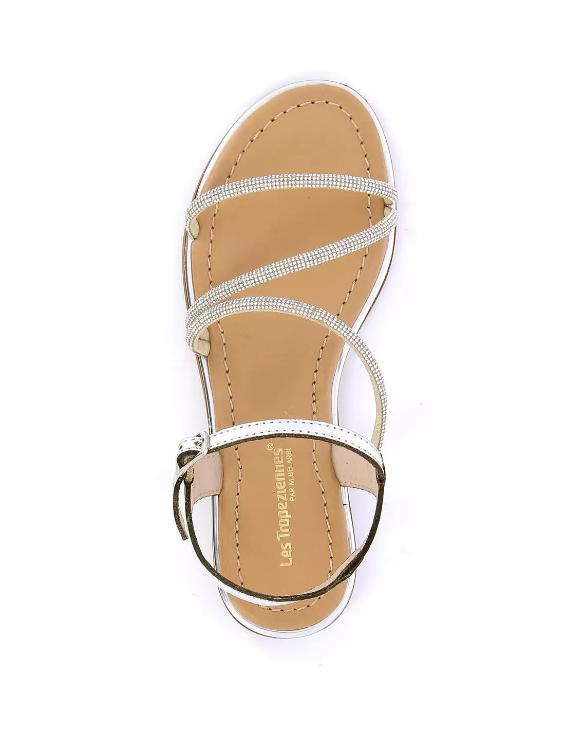 LES TROPEZIENNES HOCTAVY - Sandales & nu-pieds ARGENT