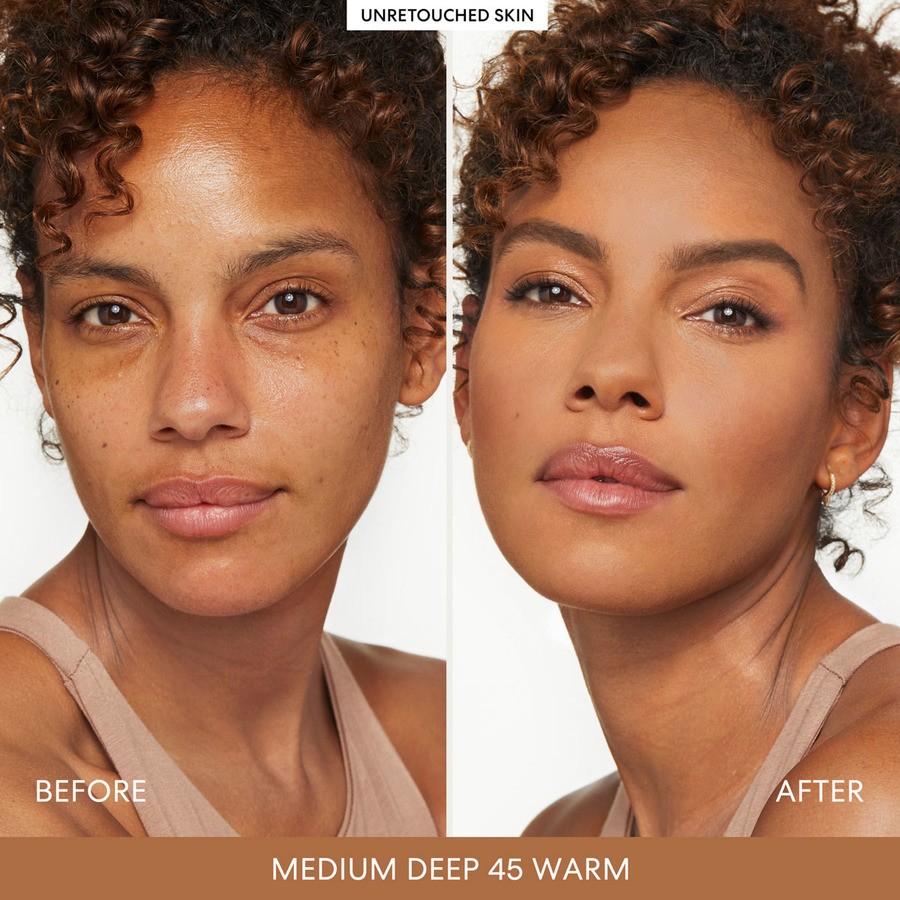 bareMinerals BarePro 16hr Skin-Perfecting Powder Foundation Medium Deep 45 Warm 8g