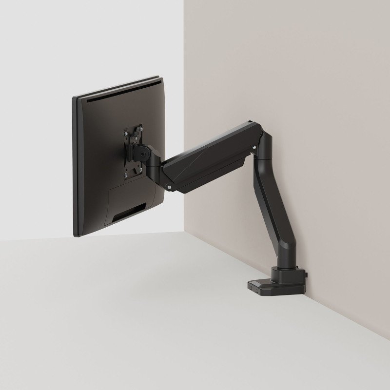 Bras porte écran simple Swing Fellowes noir