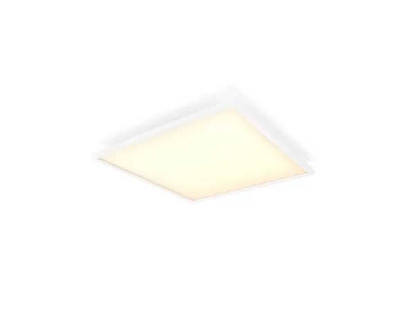 Philips Hue White ambiance Aurelle - Loftslampe - LED - 46.5 W - varmt til køligt hvidt lys - kvadrat - hvid