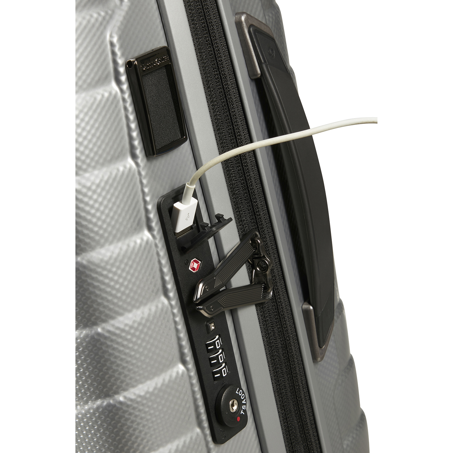 Samsonite Proxis Spinner 55/35 Expandable silver