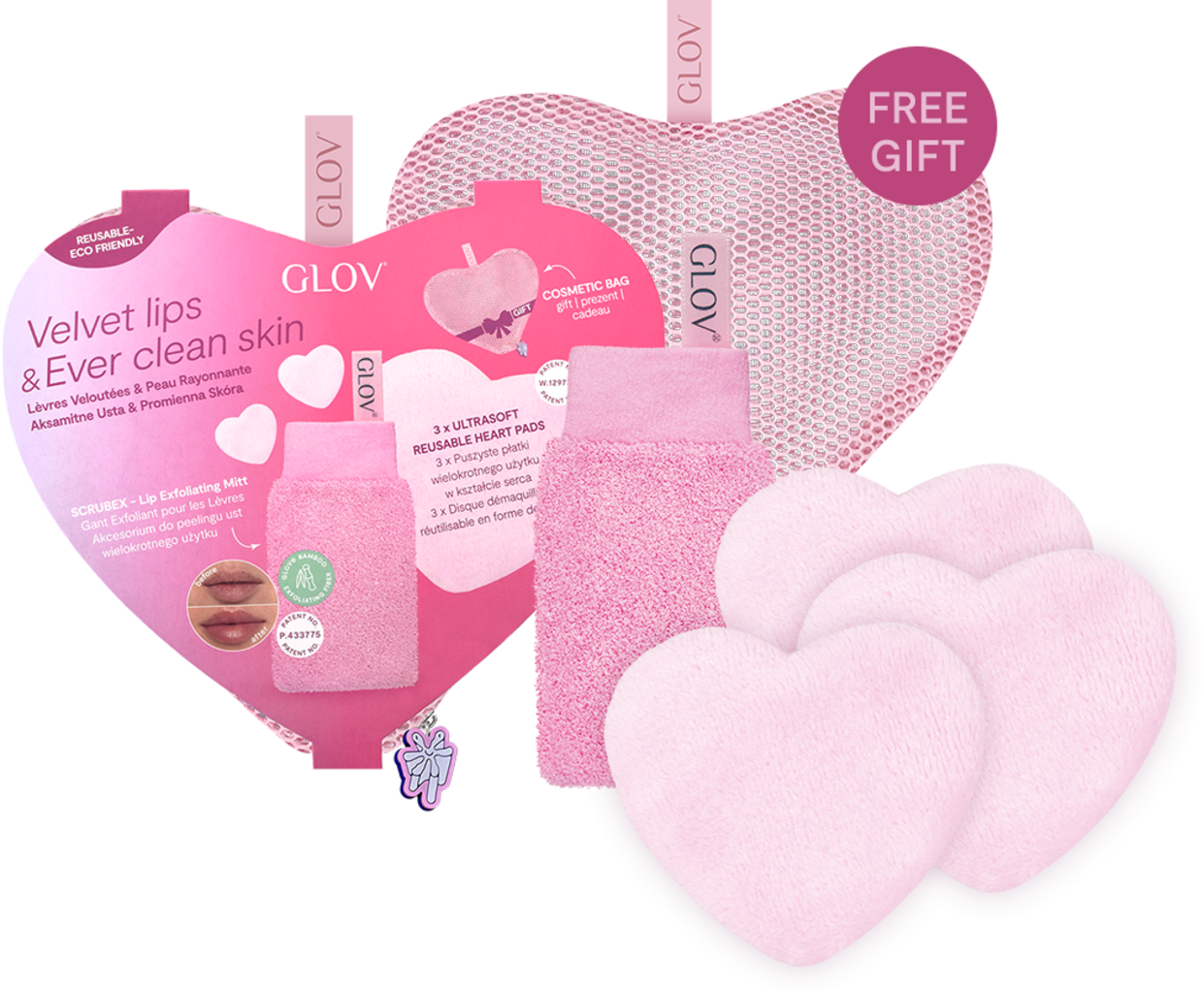 GLOV  Velvet Lips & Ever Clear Skin Set