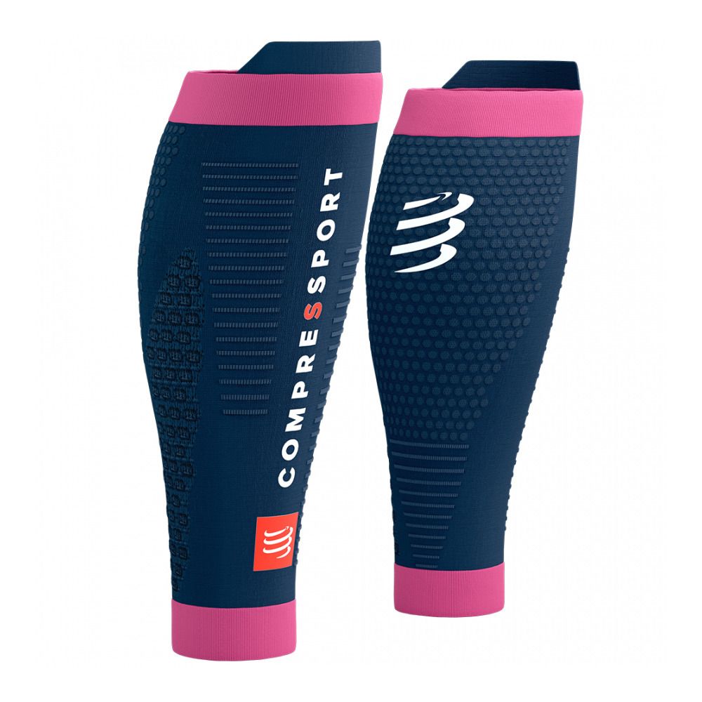 Compressport R2 3.0 - Manchon de compression mood indigo/magenta