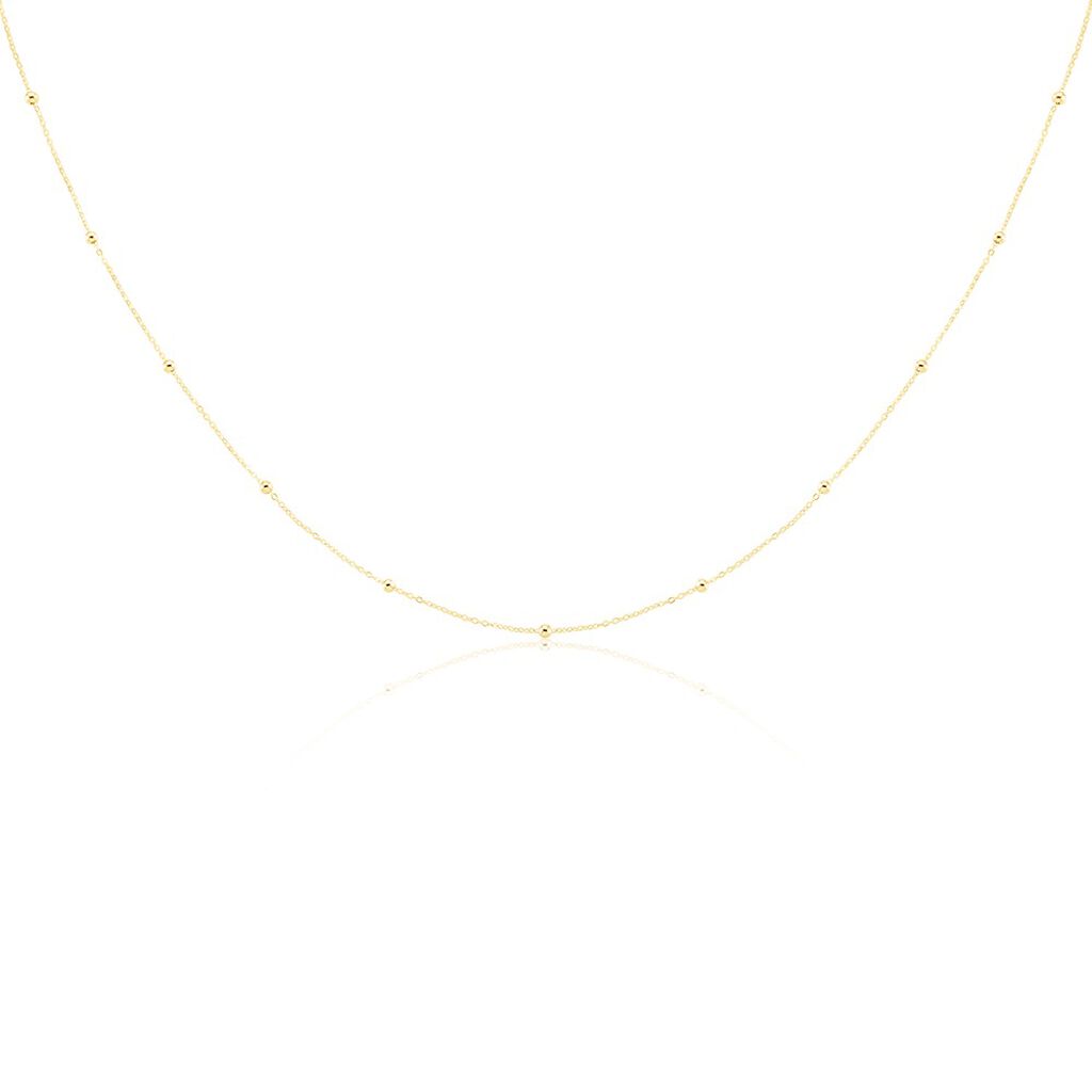 Collier Petites Boules Or Jaune