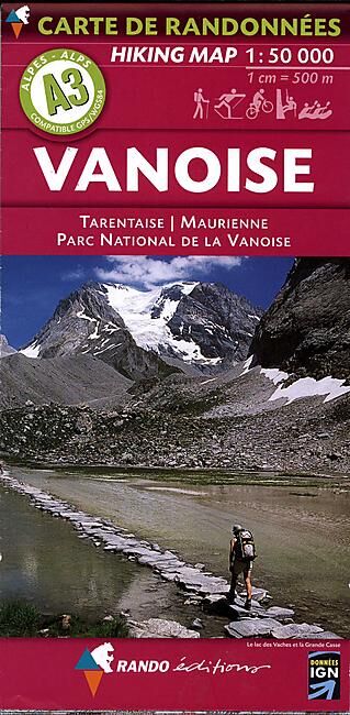 RANDO EDITIONS - A3 VANOISE 1 50 000