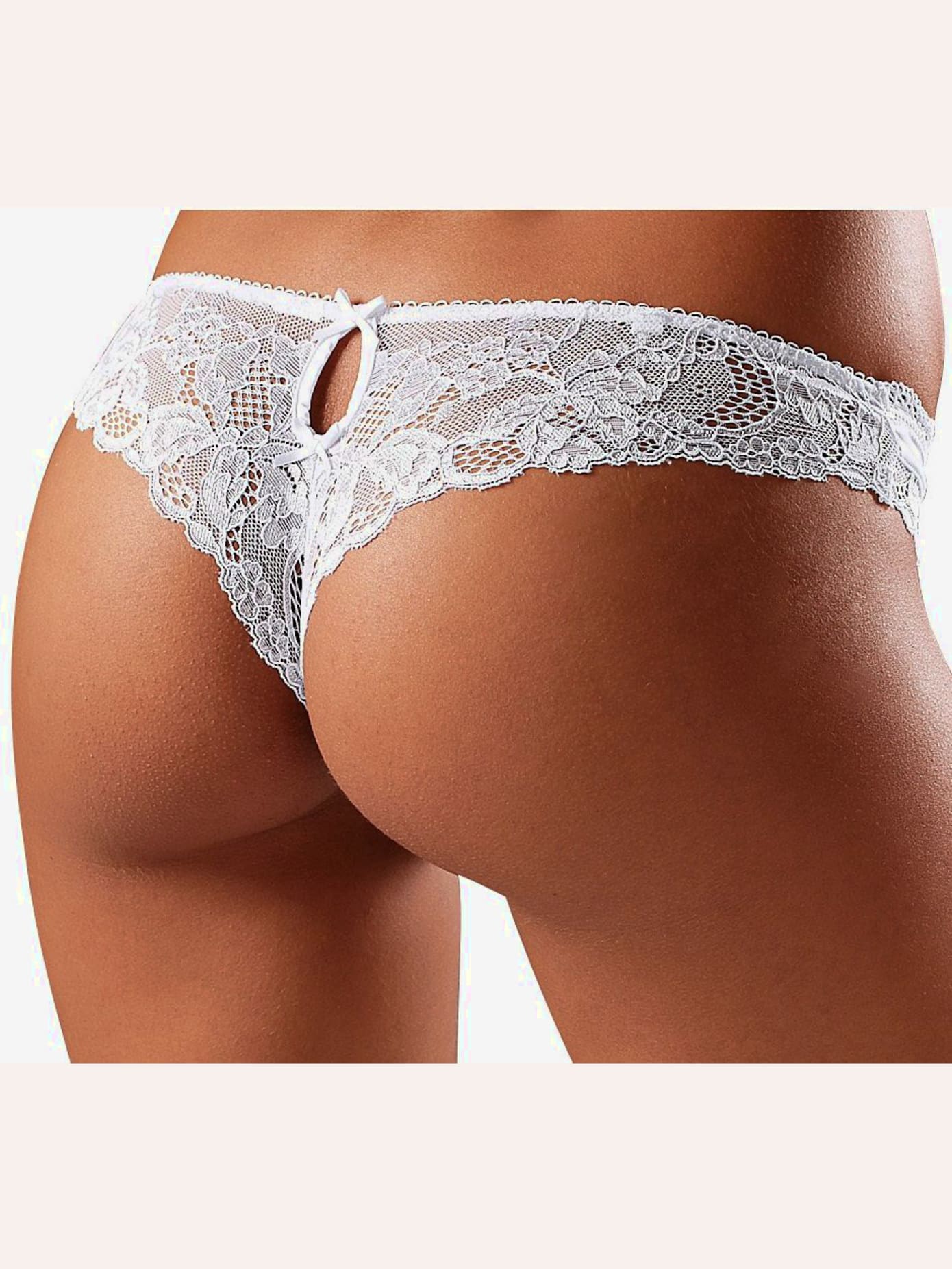 String sexy avec jarretelles amovibles