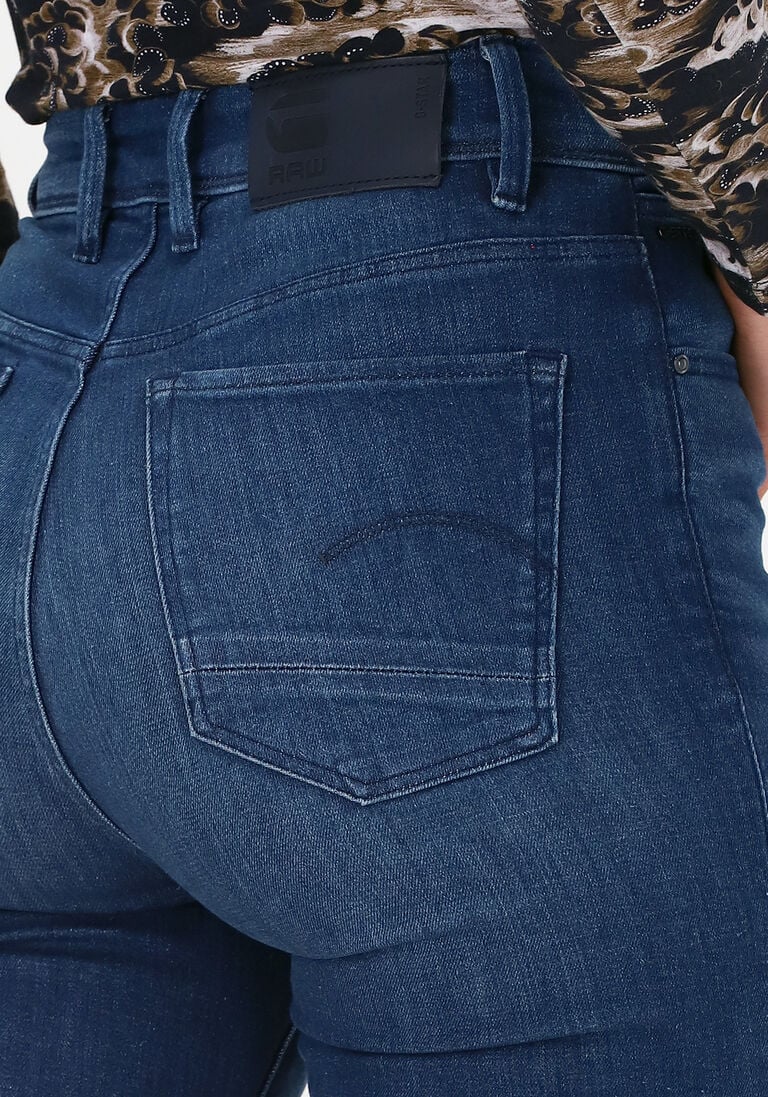 G-STAR RAW blauwe g-star raw skinny jeans kafey ultra high skinny wmn