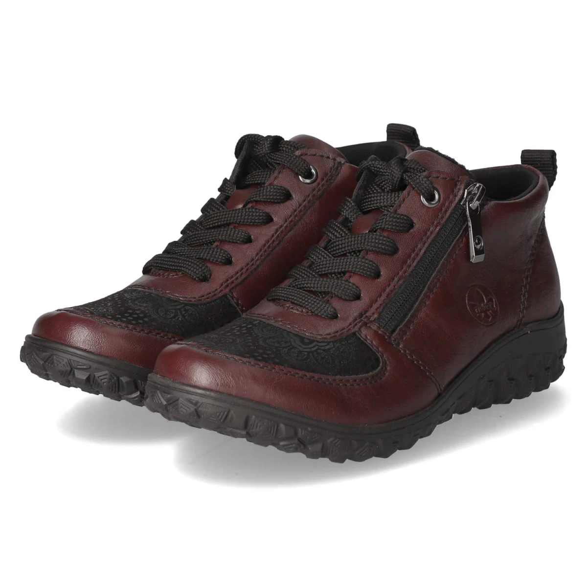 RiekerSchnürschuhe - rot