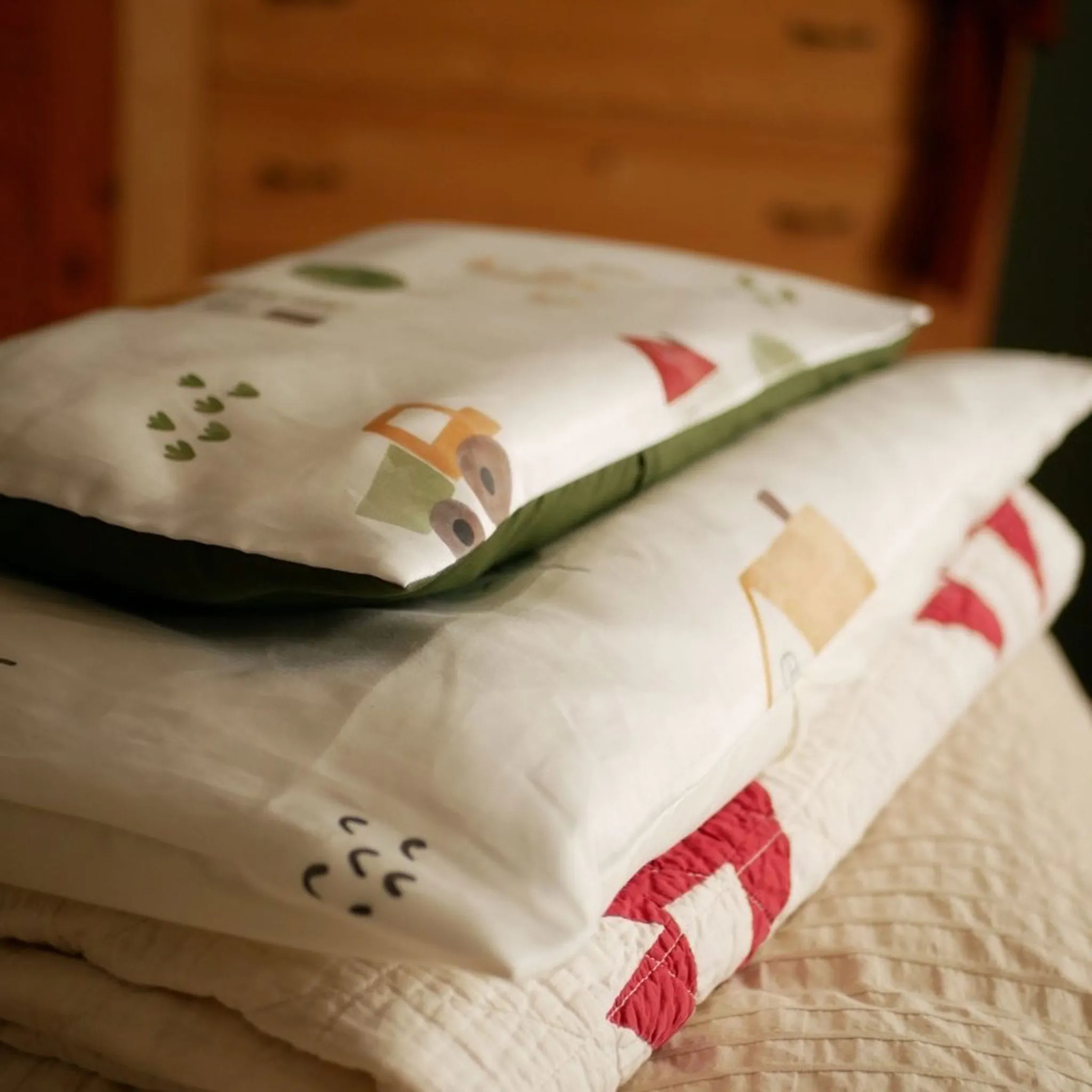 Maovic Oreiller pour Enfant - Ferme