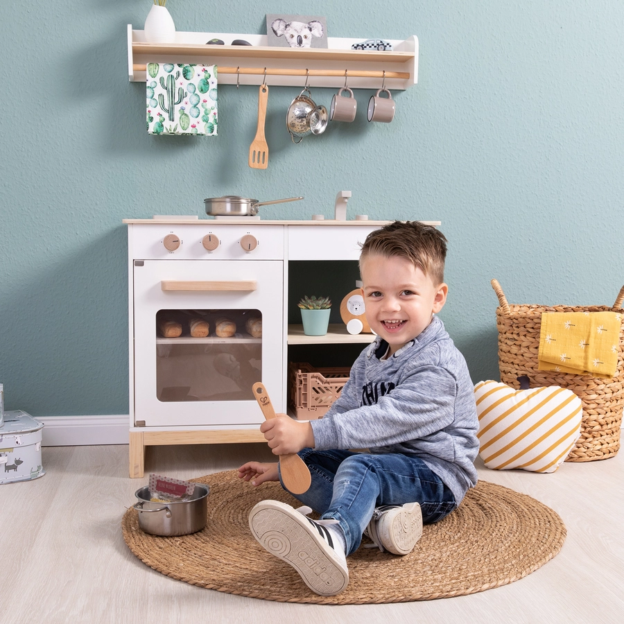 MUSTERKIND® Spielküche Magnolia, weißnatur