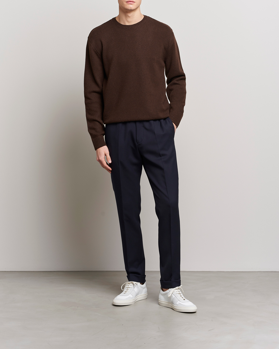 Colorful Standard Classic Merino Wool Crew Neck Coffee Brown