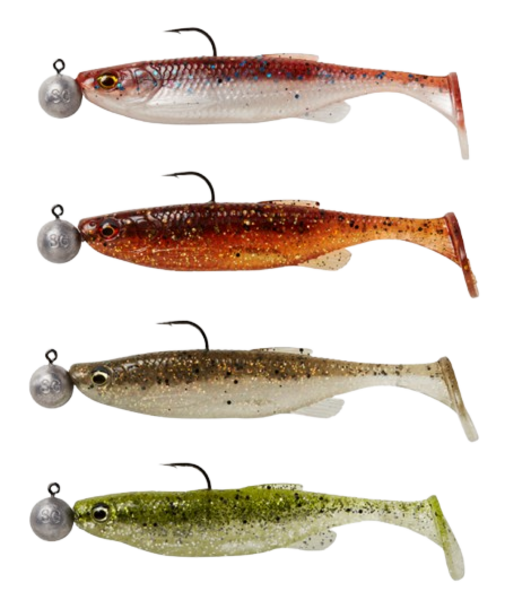 Leurre Souple Savage Gear Fat Minnow T-Tail Rtf S 9cm (7g) (5 pièces)