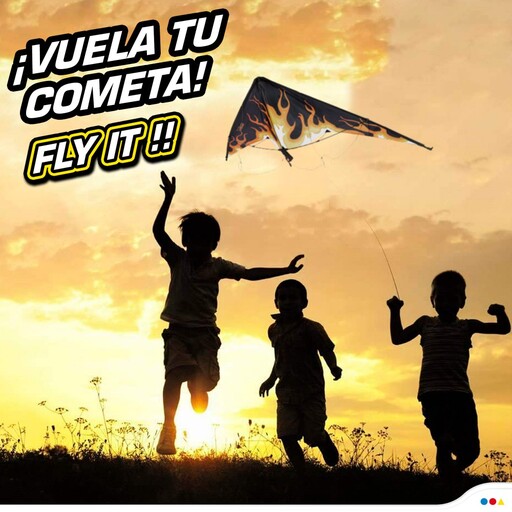 Cometa Acrobática Pop Up Flame - 163x67 Cm