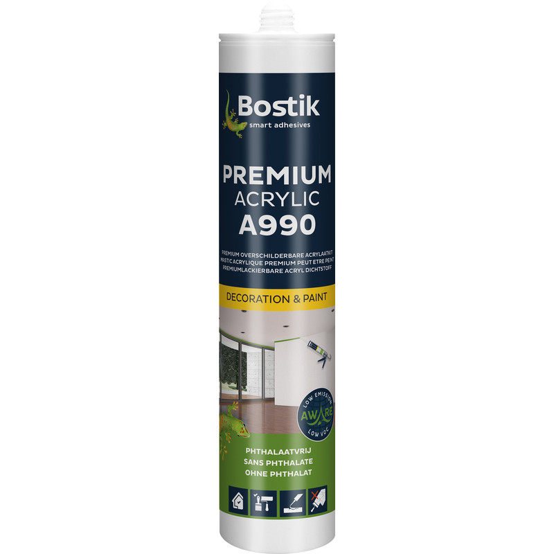 Bostik Premium A990 acrylaatkit Wit 310ml