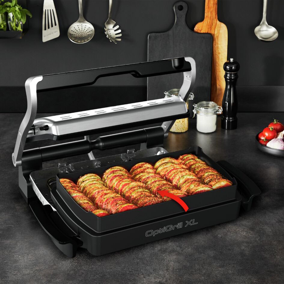 Tefal Backeinsatz »XA7278 OptiGrill+ XL« Backschale, Zubehör für alle OptiGrill XL Modelle, 2L Fassungsvermögen