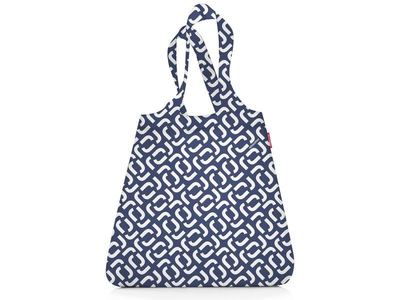 Reisenthel Tasche Mini Maxi Shopper Signature Navy Einkaufstasche aus Polyester