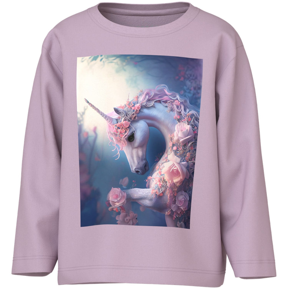 Køb Name It Winsome Orchid Unicorn Votea Regular Bluse