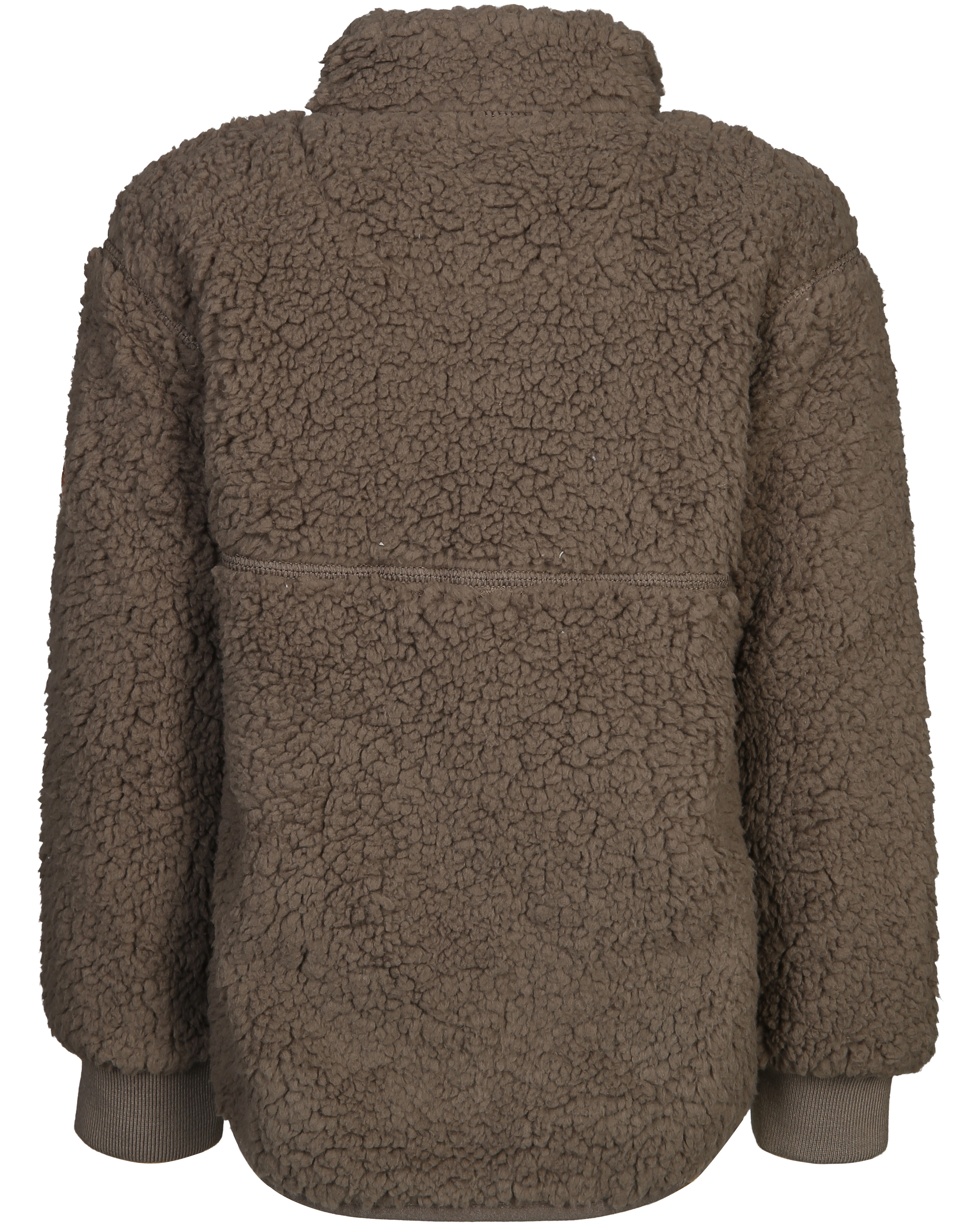 Teddyfleece-Jacke MATSALEH in morel grey