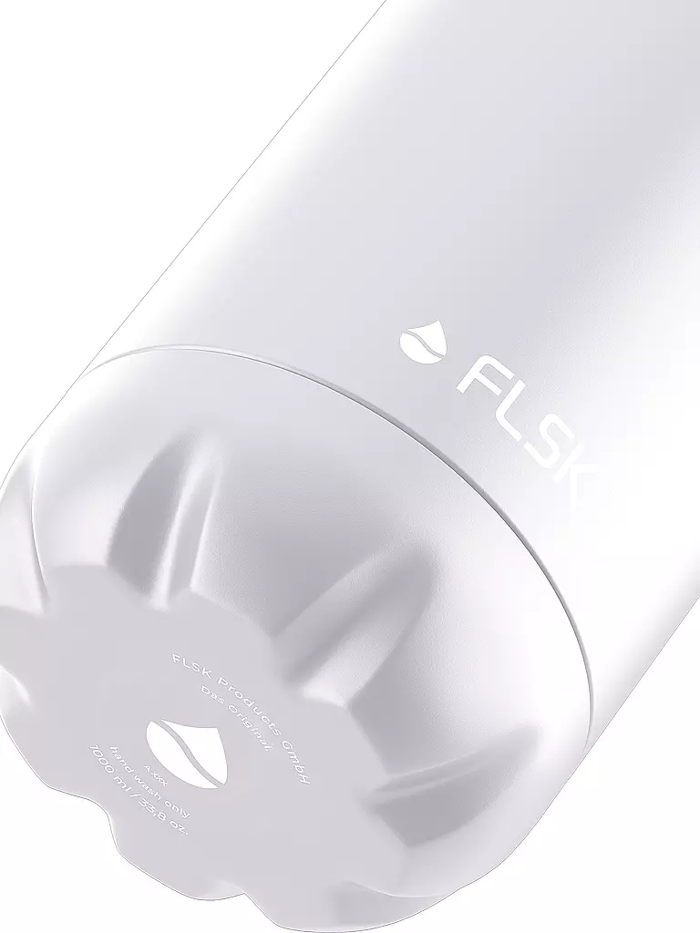 FLSK Isolierflasche - Thermosflasche 1l Weiss weiss