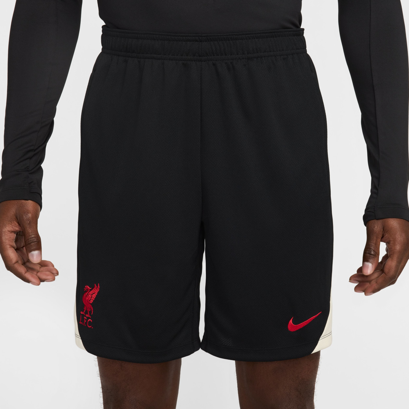 Nike Liverpool Strike Trainingsset 2024-2025 Zwart Gebroken Wit Rood