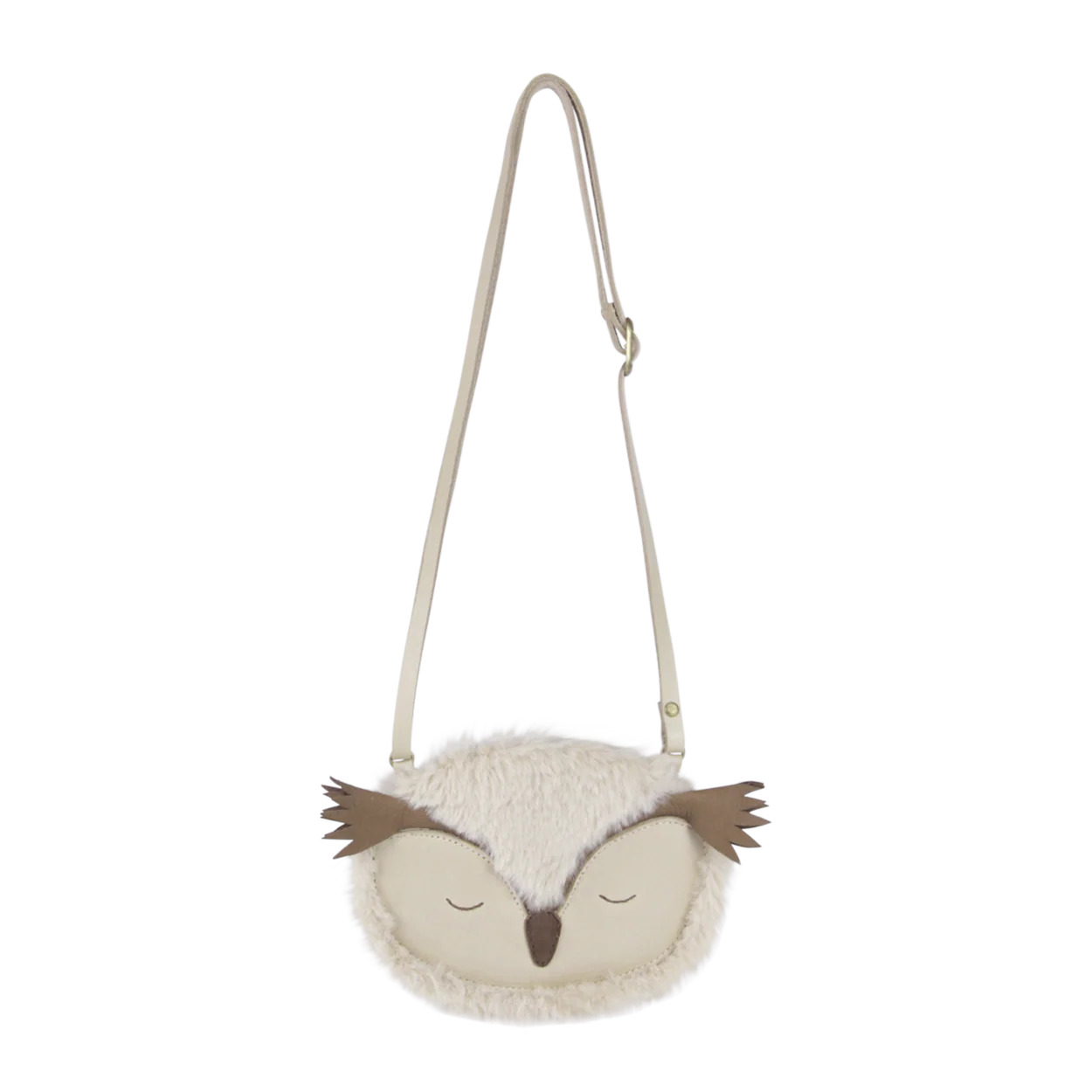 Britta Exclusive Purse | Owl | Ivory Classic Leather