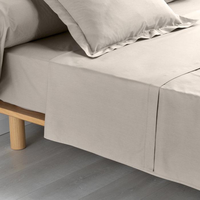 DRAP PLAT 240X300CM PERCALE UNI 78 FILS PERCALINE NATUREL