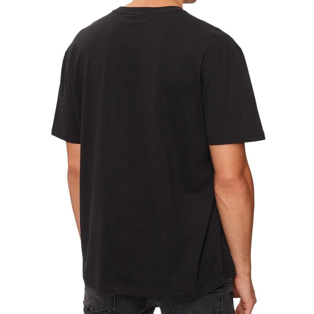 Tommy Hilfiger T-shirt Noir Homme Tommy Hilfiger Gold Linear