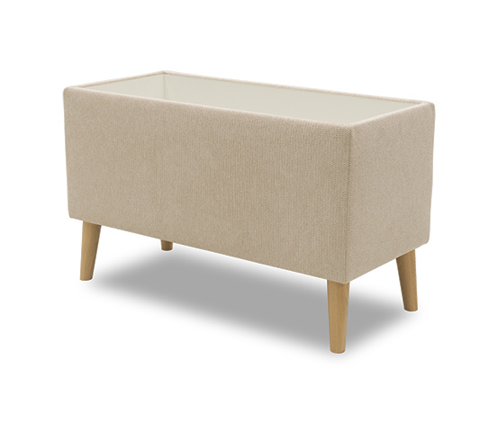 Hocker mit Staufach