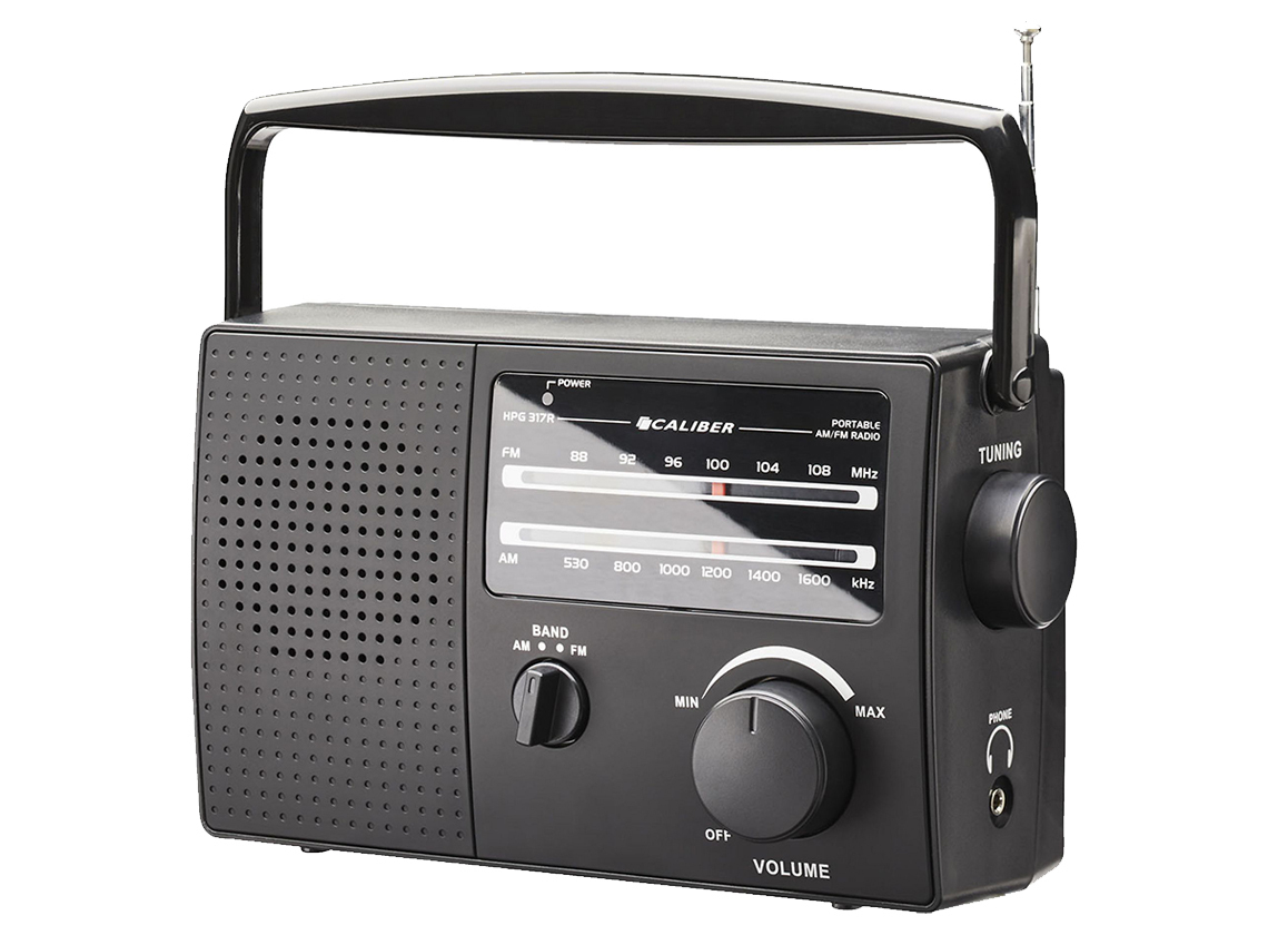 Caliber HPG317R draagbare FM radio - black