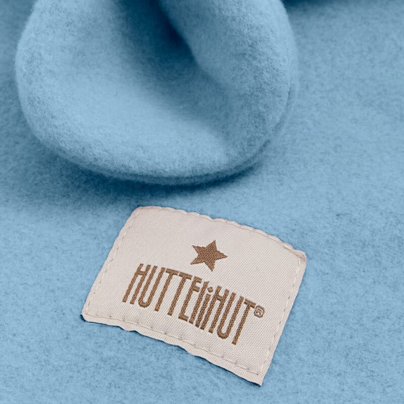 Balaclava Ears Cotton Fleece Windward Blue - Huttelihut - Rumpetroll
