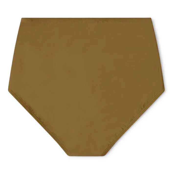 Matona Bas de Mailllot Taille Haute | Brun kaki