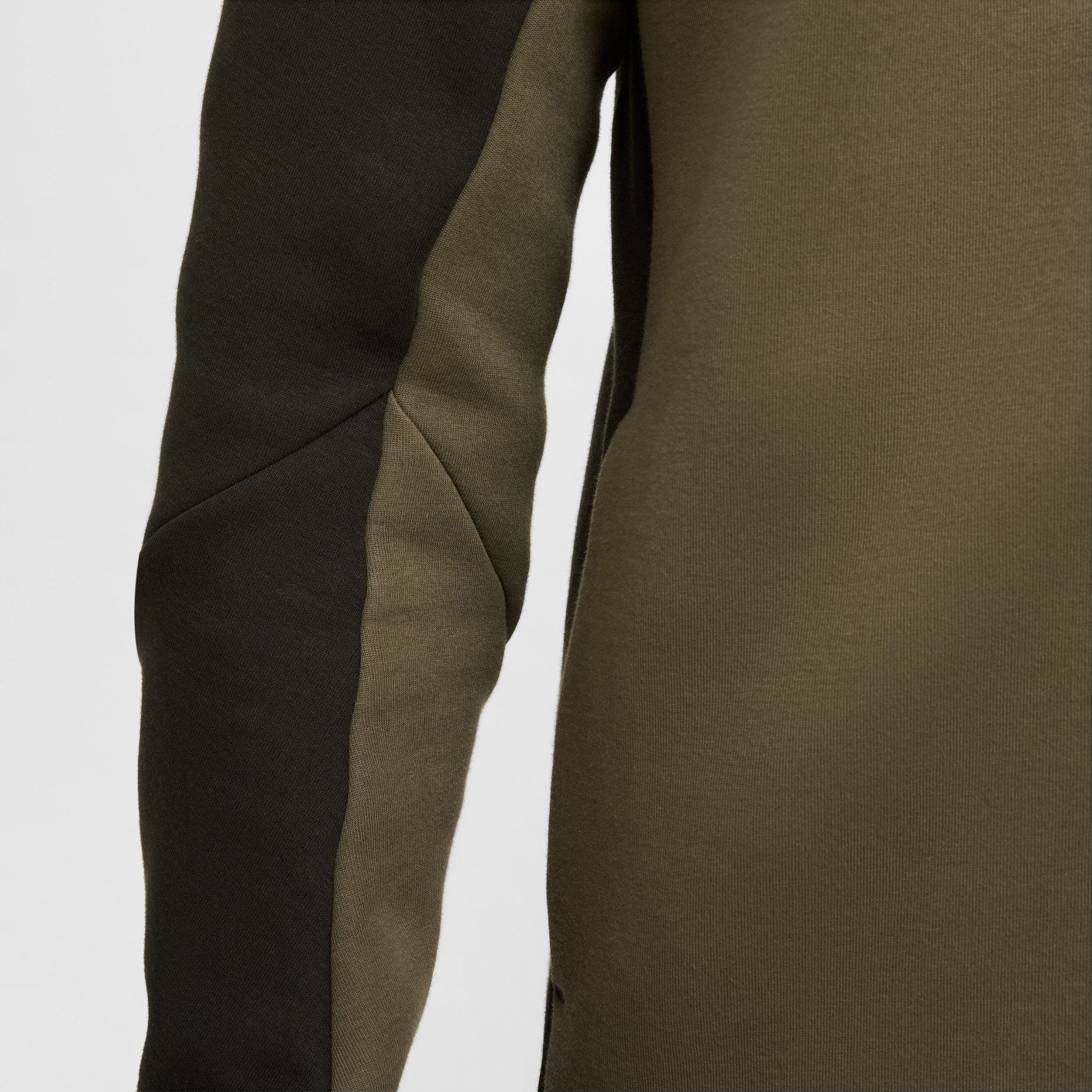 Nike Tech Fleece Sportswear Vest Donker Olijfgroen Olijfgroen Zwart
