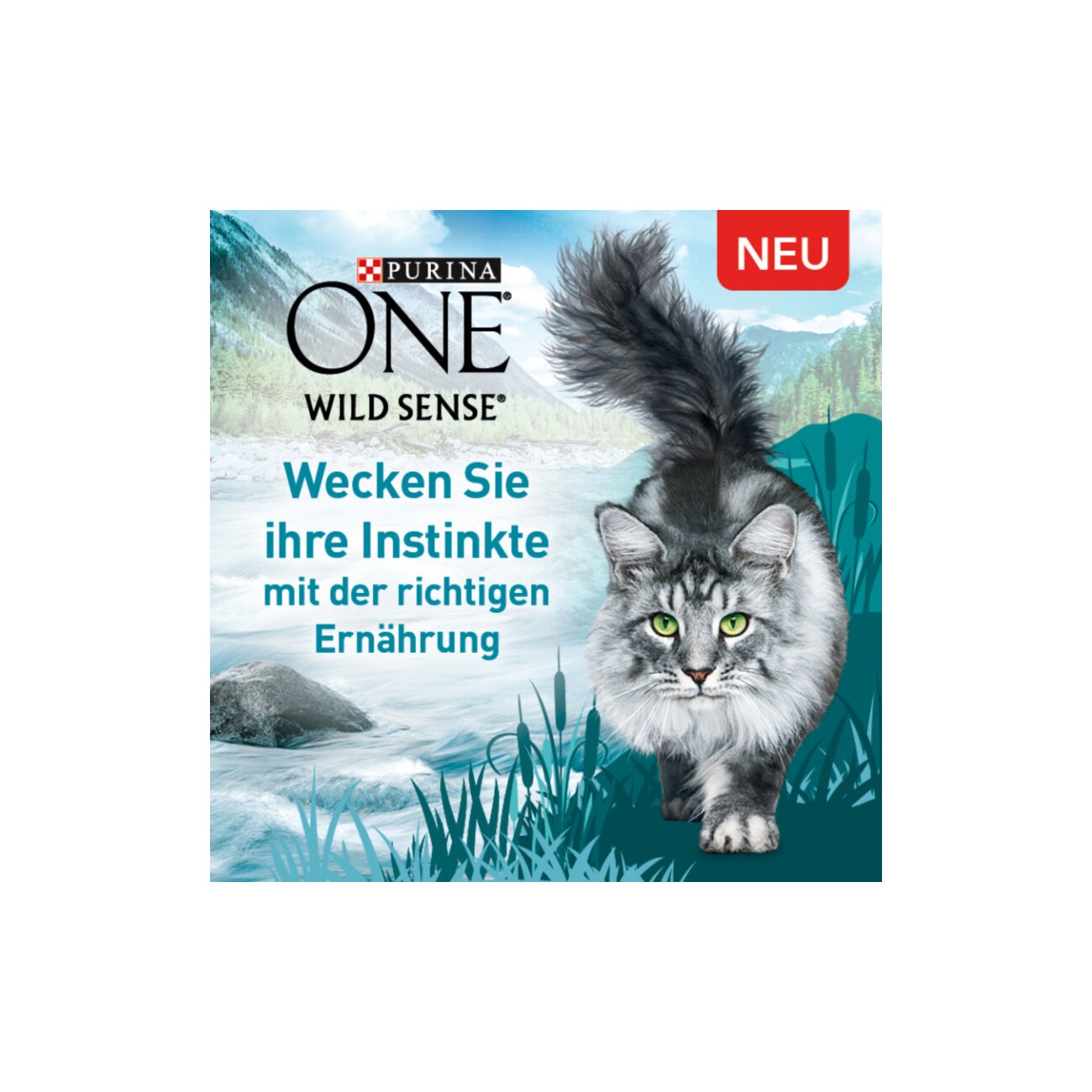 Purina ONE Wild Sense Reich an Lachs 400 g