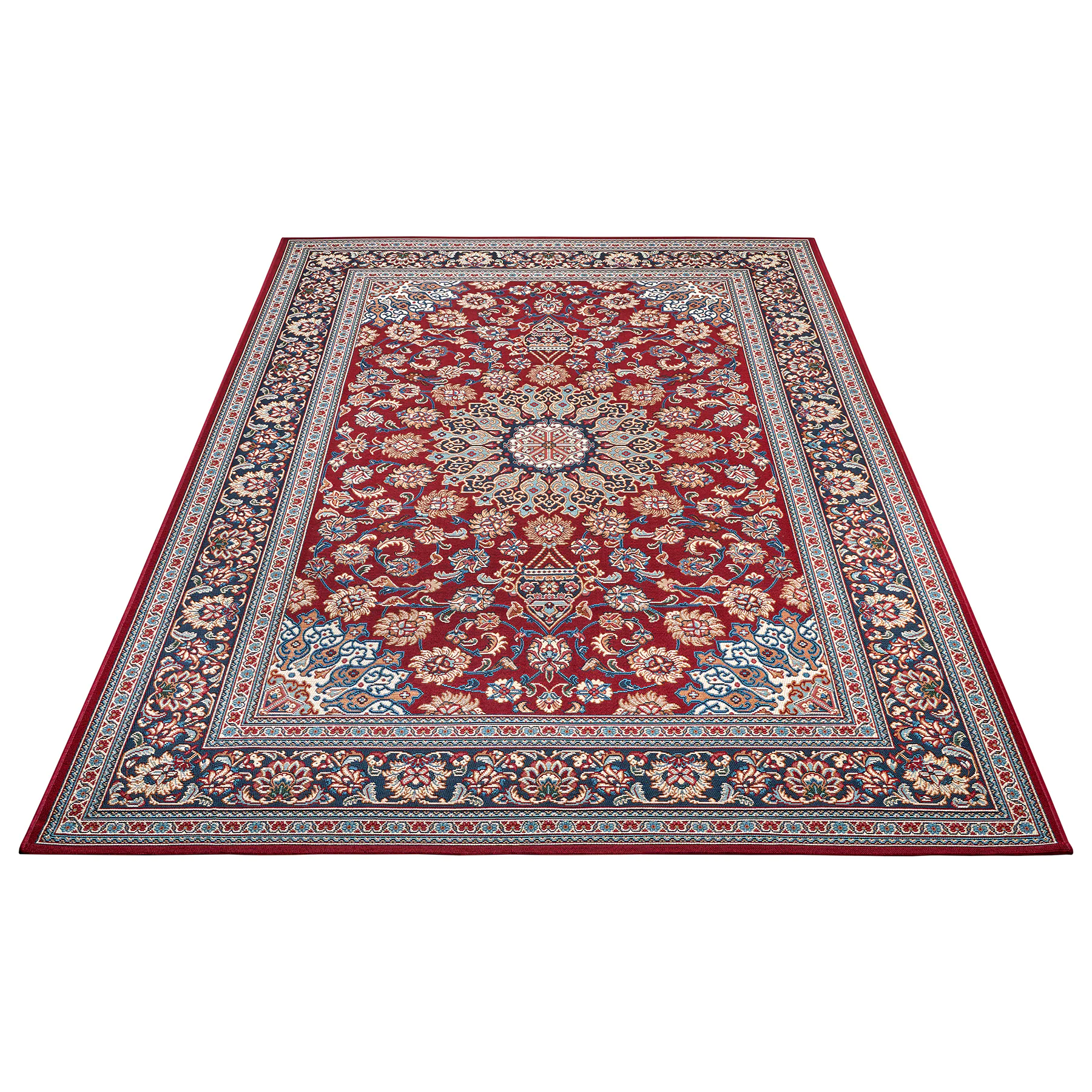 riess-ambiente Teppich MARRAKESCH - 235x160cm rot blau beige orientalisches Design wetterfest In- und Outdoor