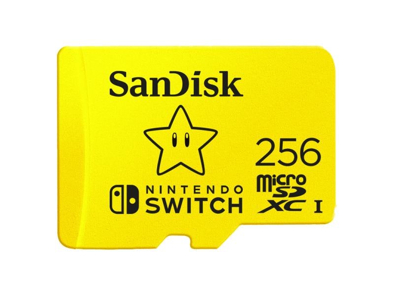 SanDisk microSDXC-Karte Nintendo Switch U3 256 GB Speicher für Ihre schönsten Nintendo-Abenteuer