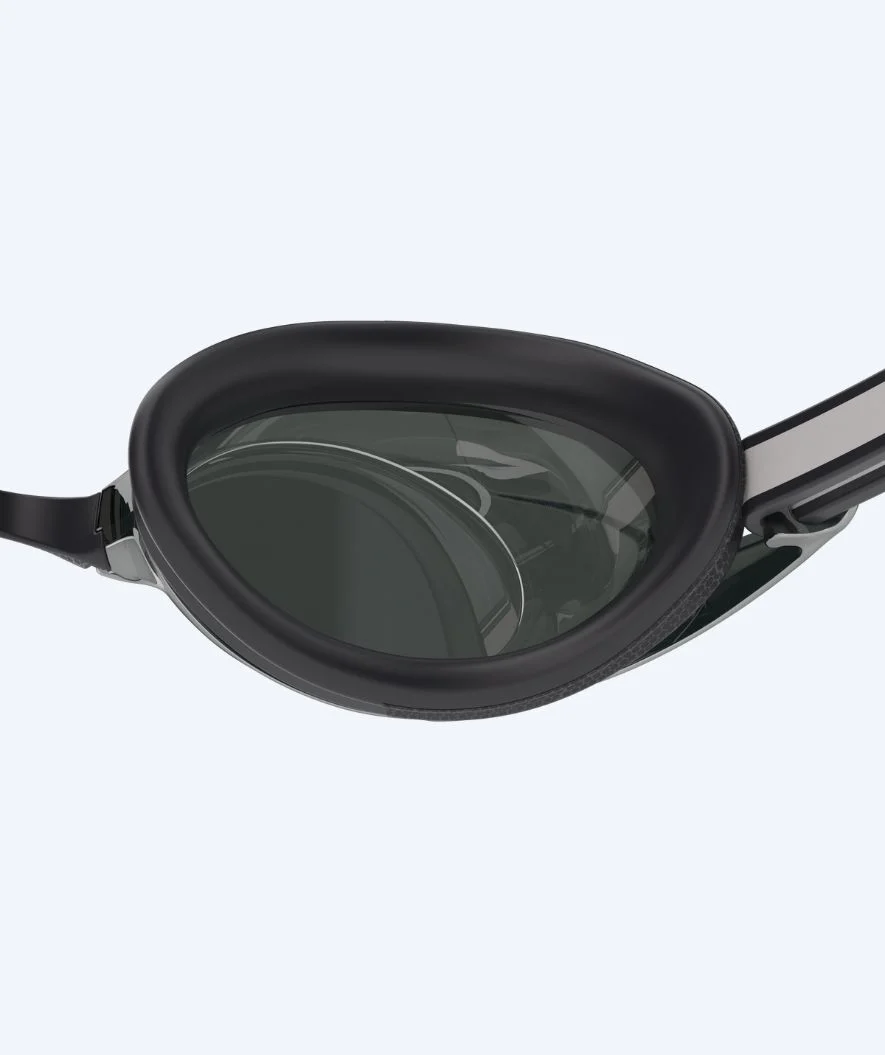 Speedo Elite svømmebriller - Vanquisher 3.0 Mirrored - Sort/sølv