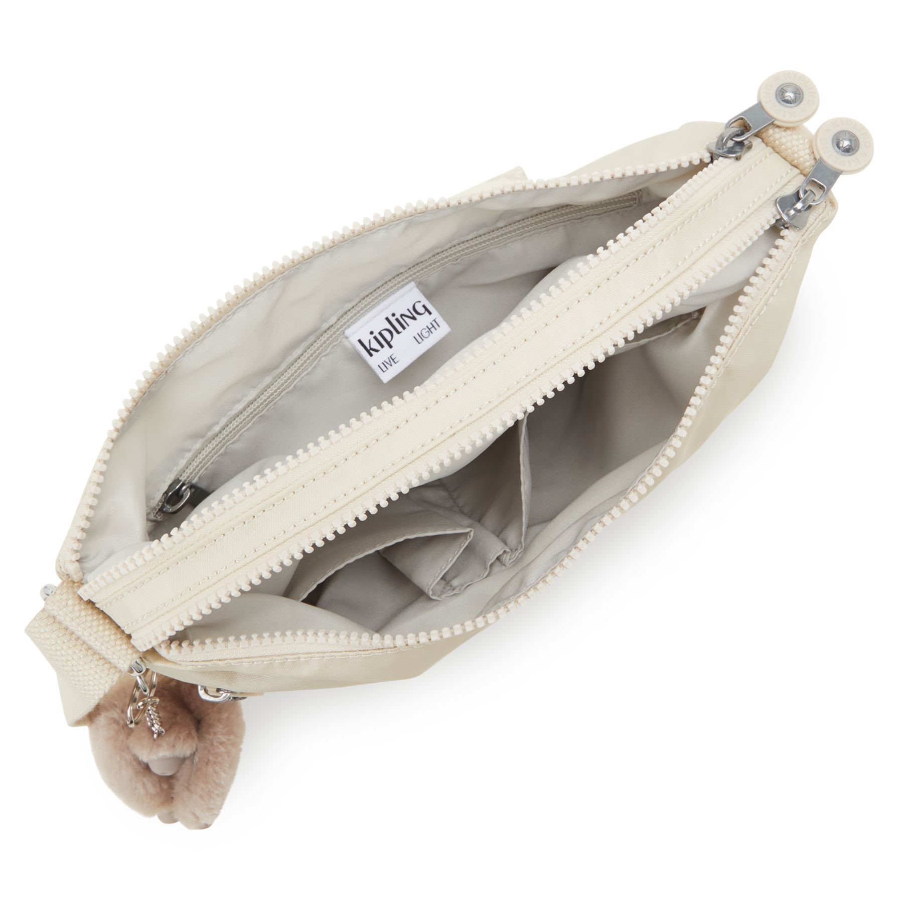 ALVAR Sac épaule Moyen Bandoulière - Beige Pearl