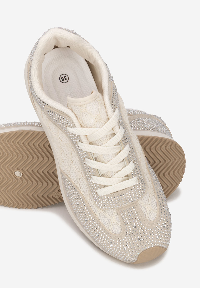 Baskets pour femme beige Zarania