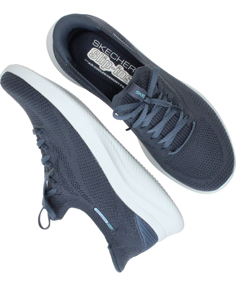 Skechers Ultra Flex 4.0 Slip-Ins Instappers Blauw Dames