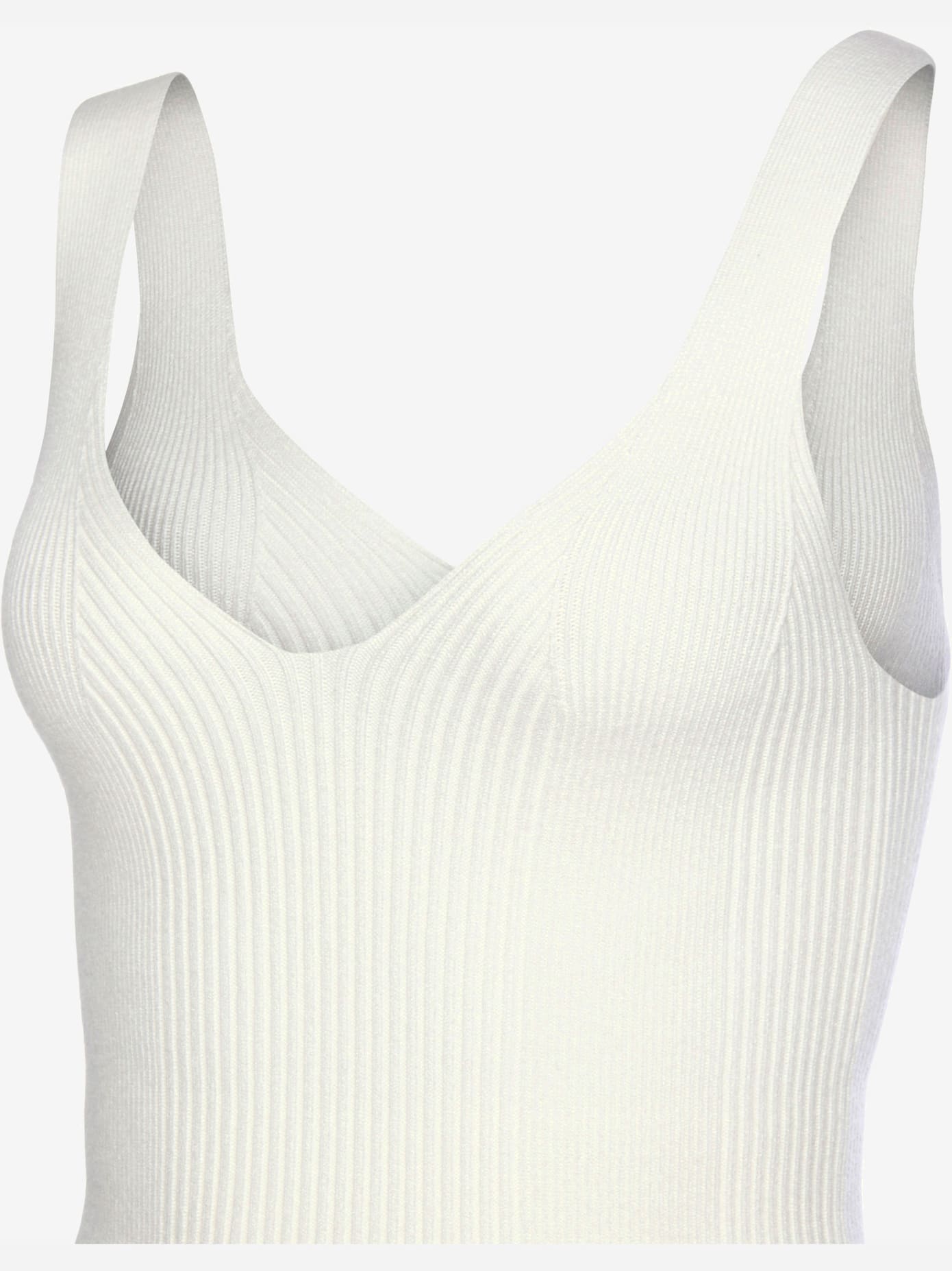 Débardeur en tricot encolure en v affinante