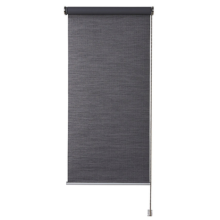 Store enrouleur occultant Colours Ilas polyester gris 45 x 180 cm